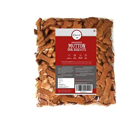 Chewers Oven Baked Real Mutton Adult Dog Biscuits, Mutton Flavour, Dog Treat 1 Kg