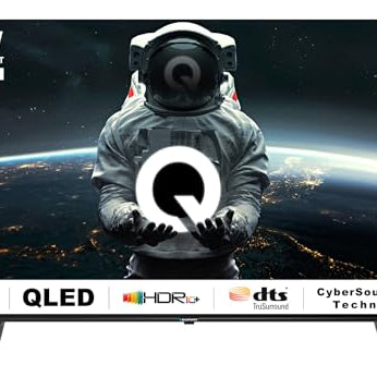 Blaupunkt 108 cm (43 inches) Quantam Dot Series 4K Ultra HD QLED Google TV 43QD7050 (Black)