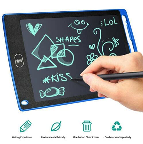 TVARA LCD Writing Tablet 8.5 Inch E-Note Pad LCD Writing Tablet, Kids Drawing Pad 8.5 Inch Doodle Board, Toddler Boy and Girl Learning Gift for 3 4 5 6 Years Old, Black