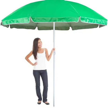 RAINPOPSON Garden Umbrella Without Stand 7Ft Outdoor Big Size for Garden,Shop,Hotel,Restudent (Green) H13