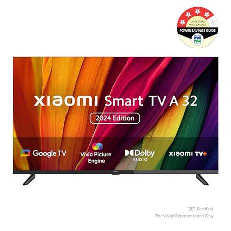 MI 80 cm (32 inches) A Series HD Ready Smart Google LED TV L32MA-AIN (Black)