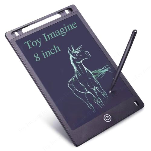 Toy Imagine™ 8.5 inch LCD Writing Tablet Pad for Kids. Digital Magic Slate | Electronic Notepad | Scribble Doodle Drawing Rough Pad | Kids Toys Best Birthday Gift for Boys & Girls