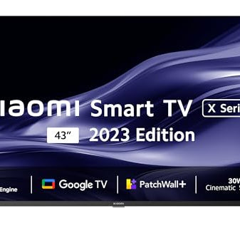 Mi 108 cm (43 inches) X Series 4K Ultra HD Smart Google TV L43M8-A2IN (Black)