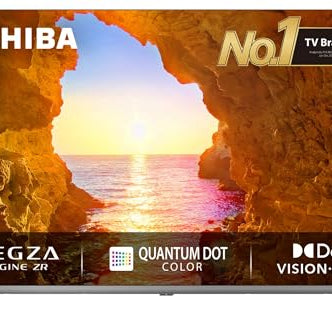 Toshiba 108 cm (43 inches) 4K Ultra HD Smart QLED TV 43C450ME (Silver)