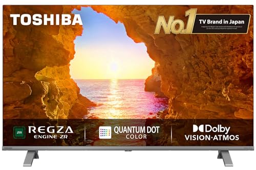 Toshiba 108 cm (43 inches) 4K Ultra HD Smart QLED TV 43C450ME (Silver)