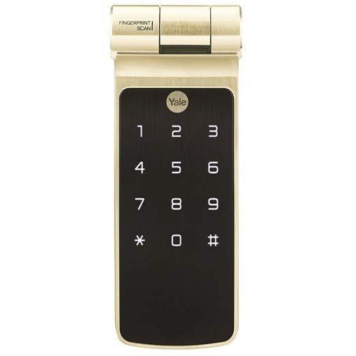 Yale YDR 41 Smart Lock for Sliding Door/Double Door (Rim Lock), Biometric