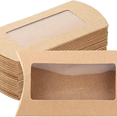 SATYAM KRAFT 20 Pcs Brown Decorative Folding Paper Gift Boxes For Gifting Chocolates, Dryfruits Items - Fancy Decorative packaging In Rakhi, Rakshabandhan Box, Brother-Sister Gift,Pooja Function Packing, new year Gifting (Pack Of 20)