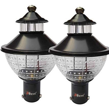 BENE Bon Gate Garden Outdoor Light Lamp Black 21 cm Pack of 2 Pc