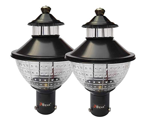 BENE Bon Gate Garden Outdoor Light Lamp Black 21 cm Pack of 2 Pc