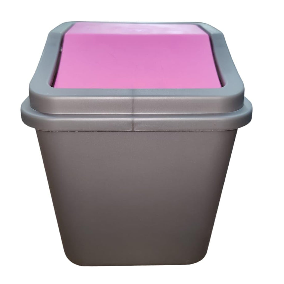 Garbage Can Bin Trash can,Household,Square Trash can with lid,Toilet Paper Waste Basket Garbage Can Bin for Bathrooms,Kitchens,Home Office (Pack of 1)