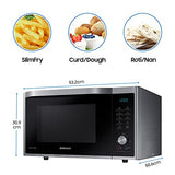 Samsung 32L, Slim Fry, Convection Microwave Oven with Tandoor and Curd making(MC32A7035CT/TL, Stainless Steel, 10 Yr warranty)