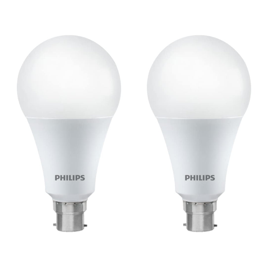 PHILIPS Stellar Bright 16 Watt LED Bulb, Base B22 ,Cool Day Light, Pack of 2