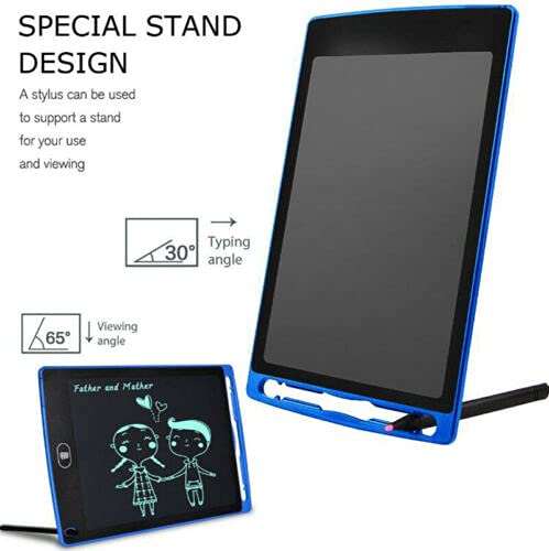 TVARA LCD Writing Tablet 8.5 Inch E-Note Pad LCD Writing Tablet, Kids Drawing Pad 8.5 Inch Doodle Board, Toddler Boy and Girl Learning Gift for 3 4 5 6 Years Old, Black