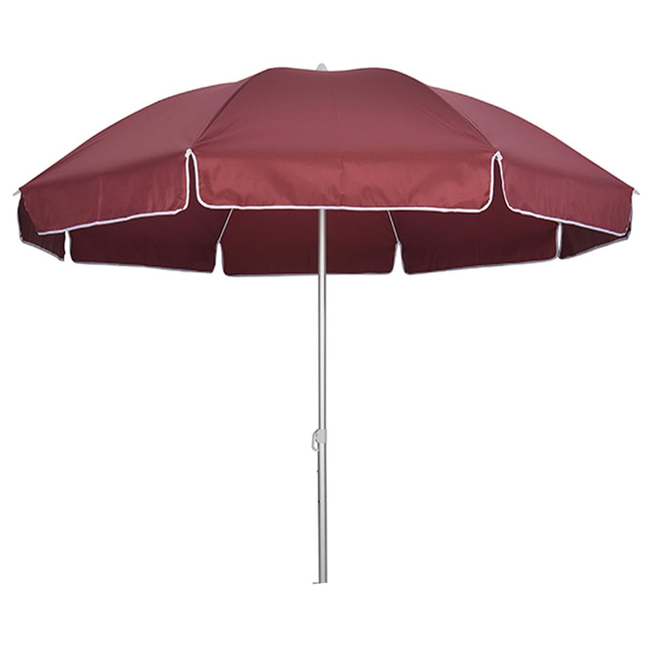 RAINPOPSON Garden Umbrella without Stand 7ft Outdoor Big Size Canopy Patio Umbrella (Maroon)