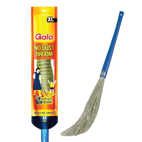 Gala No Dust Broom Extra Long (For Floor Cleaning Multipurpose, Fiber) (149629)