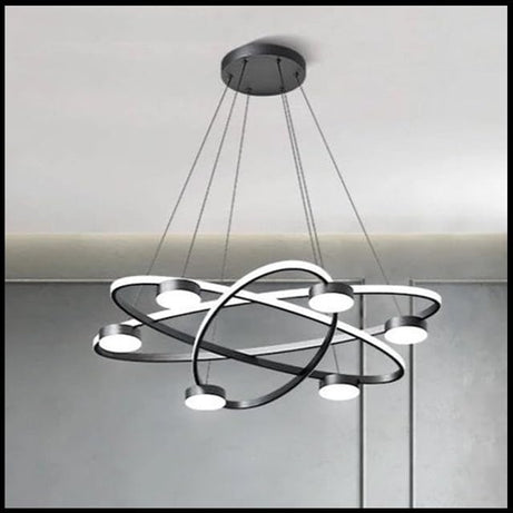 Smartway®- Chandelier for living room,modern,dining table,hall,hanging ceiling light,pendant lamp, 180 W Galaxy,Smart Voice Assist (Google, Alexa), App Control