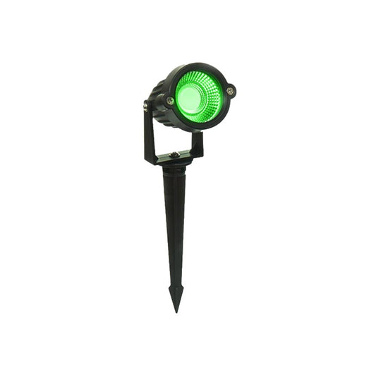 D'Mak IP65, 3W, 3000K, Aluminium Body LED Outdoor Garden Spot and Spike Light (Green)