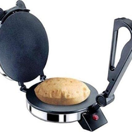 BAJAJ VACCO Go-Ezzee Chapati/Roti/Khakhra Maker C-02 Wattage 900, Stainless Steel, Black, 900w