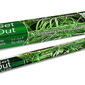 Aromatika Get Out 150 Mosquito Repellent Incense Sticks, Natural and Herbal Citronella Agarbatti Pack | Machar Agarbatti | Anti- Mosquito | Burn Time- 45 mins Approx