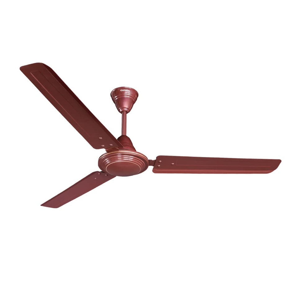 Crompton SUREBREEZE HILLBRIZ 1200 mm Ceiling Fan for Home | BEE Star Rated Energy Efficient Fan | Superior Air Delivery | HighSpeed | 2 Years Warranty | (Brown), Pack of 1