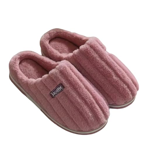 I.A Trader Women's Home Flip-Flops & Slippers Winter Indoor Non-Slip Unisex Sandals And Slippers Cute Bear Flip Flops for Men/Women (Purple, 7)