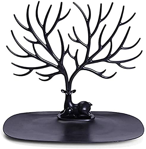 Henceberry Antique Birds Tree Stand Jewelry Display Necklace Earring Bracelet Holder Organizer Rack Tower