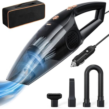 Rylan Car Vacuum Powerful Portable & High Power 12V Car Handheld Vacuum Cleaner for Car and Home Wet and Dry Car Vacuum Cleaner Multipurpose Vaccum Cleaner**