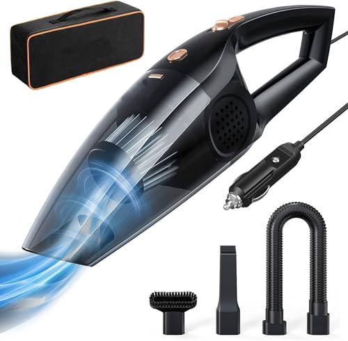 Rylan Car Vacuum Powerful Portable & High Power 12V Car Handheld Vacuum Cleaner for Car and Home Wet and Dry Car Vacuum Cleaner Multipurpose Vaccum Cleaner**