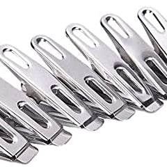 VRCT Stainless Steel Multipurpose Sturdy Clothes Hanging Clips, Clothes Drying Clips, Hanging Clothes Pegs, Clothespin, Rust Proof