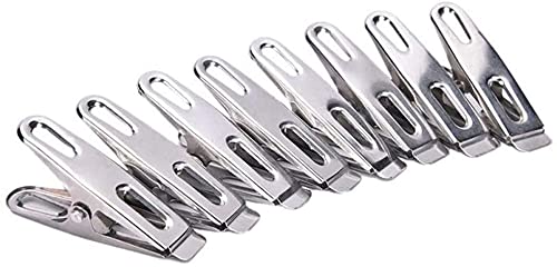 VRCT Stainless Steel Multipurpose Sturdy Clothes Hanging Clips, Clothes Drying Clips, Hanging Clothes Pegs, Clothespin, Rust Proof