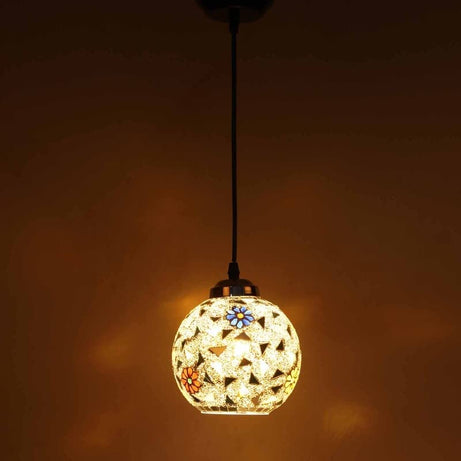 GAUVIK Robin Pendant Lamp/Hanging Lamp/Ceiling Light for Bedroom, Living Room, Restaurants, Dining, Coffee Shop, Home and Office. (GAU- ROBIN GLASS KATORI)