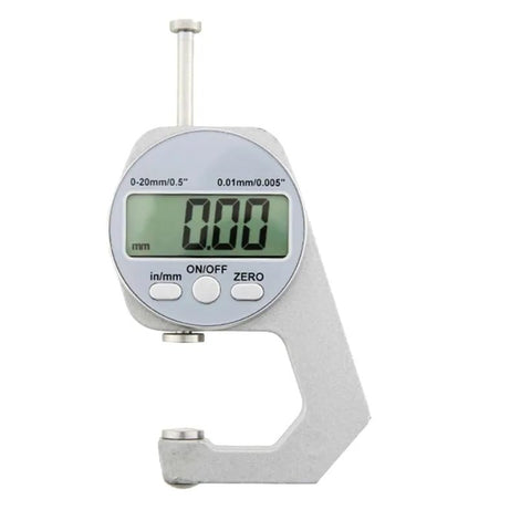 Ocean Electronic Measuring Tool, 0‑20mm Range Digital Thickness Gauge for Plastic Sheet, Paper, Board, Metal Sheet, Pearls, Jewellery, Diamonds