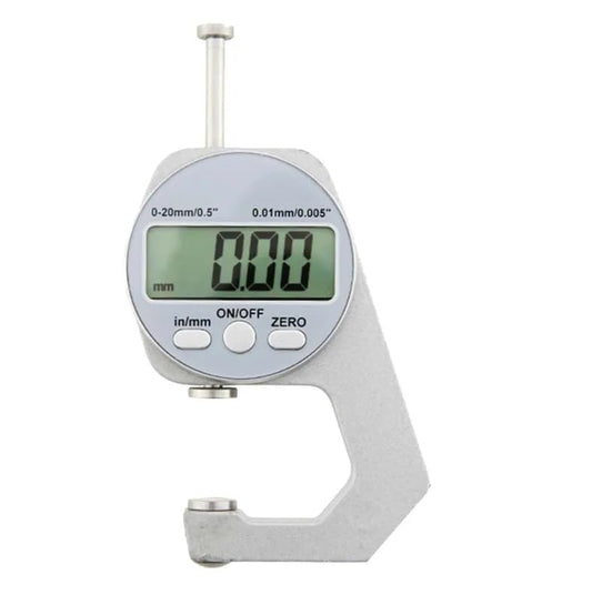 Ocean Electronic Measuring Tool, 0‑20mm Range Digital Thickness Gauge for Plastic Sheet, Paper, Board, Metal Sheet, Pearls, Jewellery, Diamonds