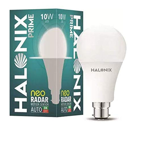 Halonix Prime 10W Neo Radar Motion Sensor B22 Led Light Bulb (Cool Day White) Pack Of 1