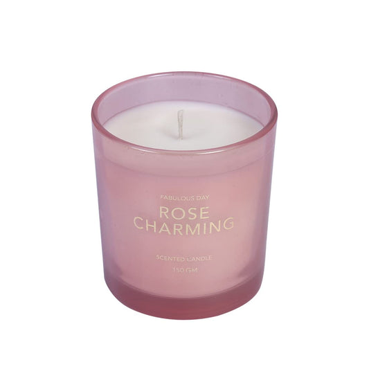 MINISO Scented Candles Home Wax Scented Candle Aroma Decoration Candles Gift for Home Decor-Fabulous Day,Pink Rose Charming