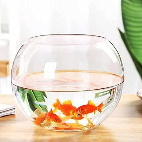 MAGICMOON Terrarium Glass Bubble Bowl, Rose Bowl, Decorative Round Vase, Mini Fish Bowl for Home Decor, Centre Table, Living Room & Office Decoration - Pack of 1 Piece (6 Inches Vase)