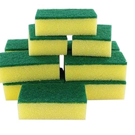 Heavy Duty Kitchen Cleaning Sponges, Non-Scratch Scrub Pads for Dishes, Bathroom, Car Wash, All-Purpose Scrubbing, Pack of 20