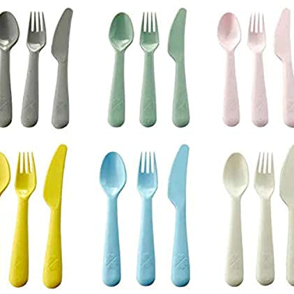 Ikea Plastic Kalas - Ikea - 18-Piece Cutlery Set, Mixed Colours Assorted Colours