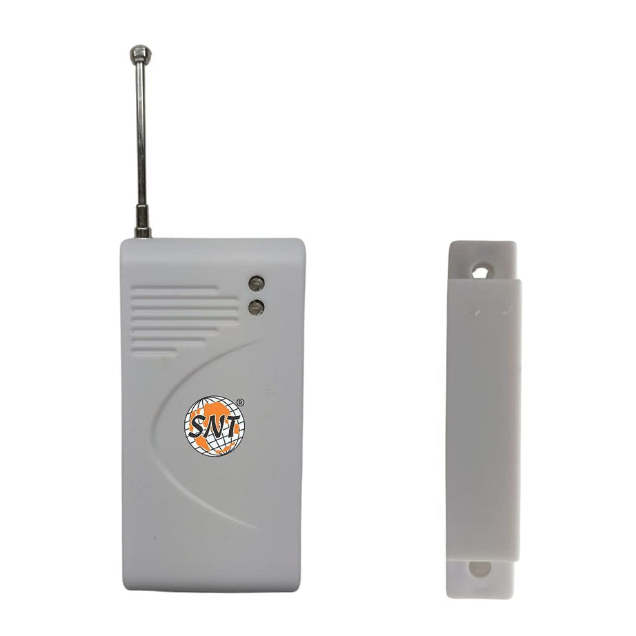 SNT 433mhz Wireless Frequency Door | Window Magnetic Sensor for GSM Security Burglar Alarm System for Home & Office