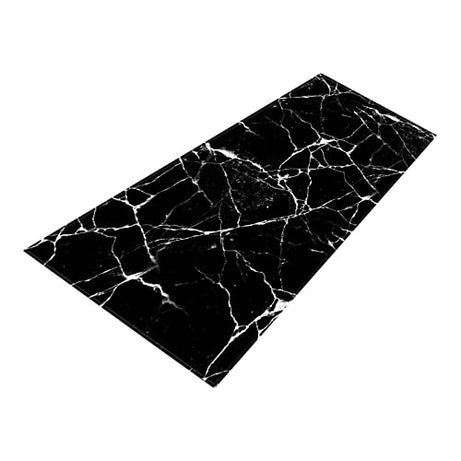 CLUB BOLLYWOOD® Marble Floor Mat Door Mat Long Rug Carpet Entrance Doormat Black White|Home & Garden | Rugs & Carpets | Door Mats & Floor Mats|1x Door Mat