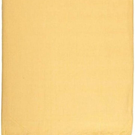 Trusted Shopping Organic Cotton Silky Soft Bhagalpuri Dull chadar Quilt for All Season Queen Size (53 * 96 in) (Yellow)