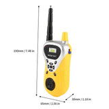 VGRASSP Walkie Talkie Toys for Kids 2 Way Radio Toy for 3-12 Year Old Boys Girls, Up to 20 Meter Outdoor Range Yellow