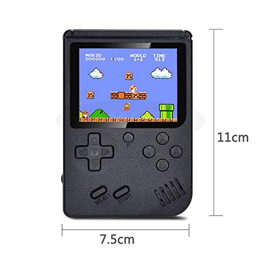 VGRASSP Handheld Video Game Console, Retro Mini Game with 400 Classic Sup Game TV Compatible for Kids, Rechargeable 8 Bit Classic – Colour and Design as per Stock