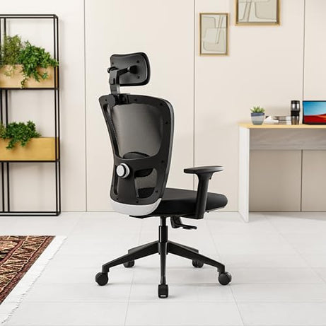 Green Soul® | Jupiter Go | Office Chair | High Back Mesh Ergonomic Home Office Desk Chair | Height Adjustable Armrests | 2D Adjustable Lumbar Support | Multi-Tilt Lock Mechanism | Nylon Base