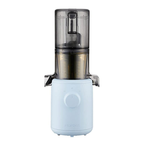 Hurom H310A Self-Feeding Cold Press Whole Slow Juicer All-In-1 Multi-Screw Technology From Soft Or Hard Fruits/Vegetables To Ice Cream (Made In Korea), Sky Blue - 100 Watts