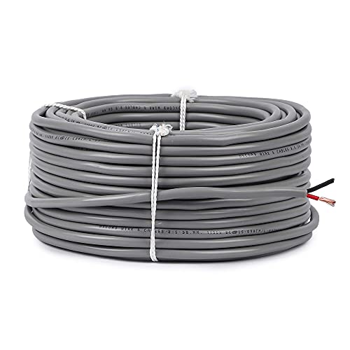 OXCORD 2 core round copper wires and cables 2.5mm (30 Meter / 32.80 Yard / 98.42 Feet) for domestic and industrial electric connections