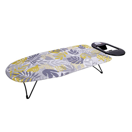 Peng Essentials Zurich Tabletop Ironing Board with Iron Rest- Floral, 73x34 cm Surface - Wall Mountable, Iron Rest with Silicon Pad, Heat-Resistant & Space-Saving Iron Table for Ironing Clothes