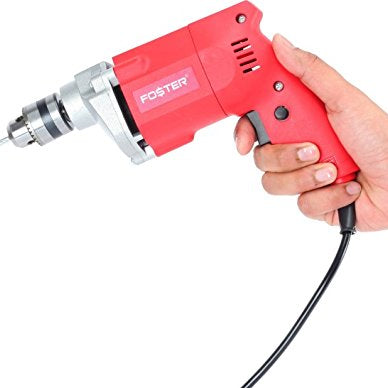 Foster FPD-010A 10 millimeters Chuck Size 400-Watt Pistol Grip Drill Machine for Home,red