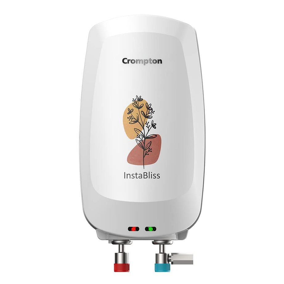 Crompton InstaBliss 3-L Instant Water Heater (Geyser) with Advanced 4 Level Safety (White)