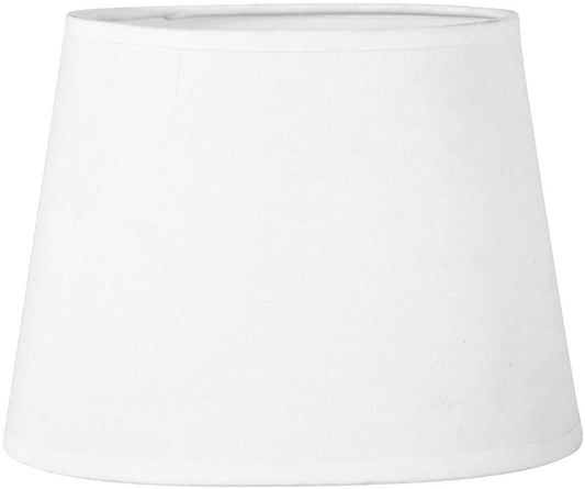 AMIR HANDICRAFTS Off White Drum and Taper Lamp Shade (12 Inch Drum Shade) White Color Pack of 1